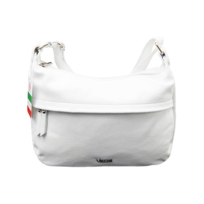 Женская кожаная сумка VEZZE 2432 белая Женская кожаная сумка VEZZE 2432 белая