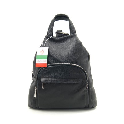 Женский кожаный рюкзак VEZZE 2470 черный