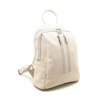 Женский кожаный рюкзак VEZZE 2389 светло-бежевый Женский кожаный рюкзак VEZZE 2389 светло-бежевый