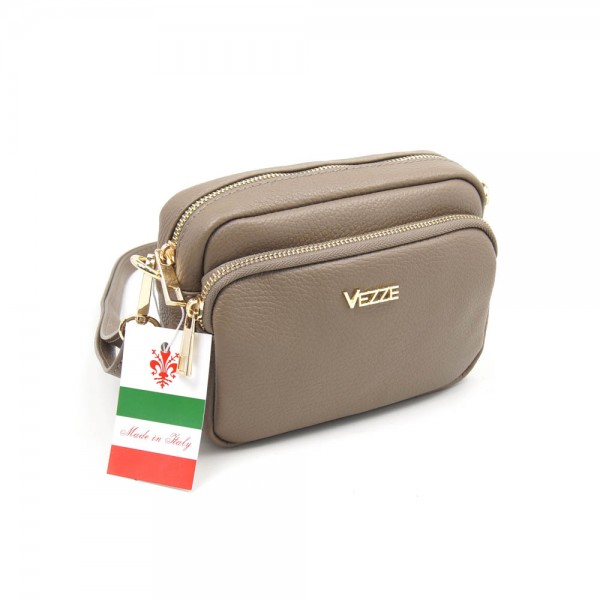 Женская кожаная сумка VEZZE 2342 тауп Женская кожаная сумка VEZZE 2342 тауп