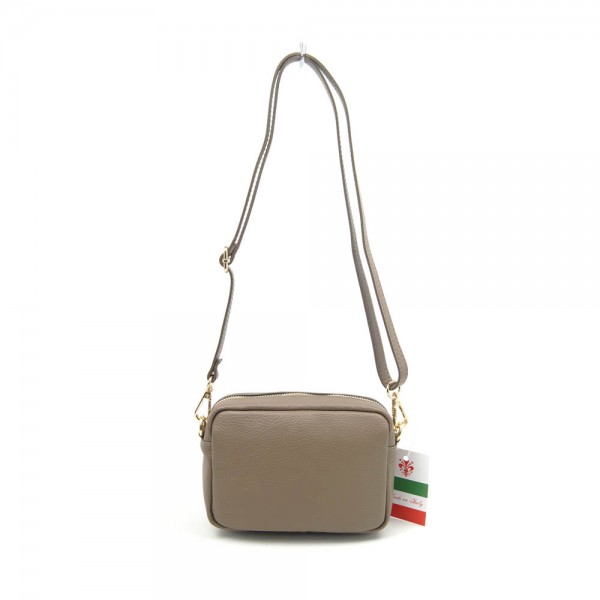 Женская кожаная сумка VEZZE 2342 тауп Женская кожаная сумка VEZZE 2342 тауп