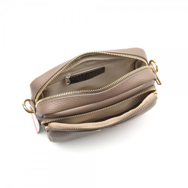 Женская кожаная сумка VEZZE 2342 тауп Женская кожаная сумка VEZZE 2342 тауп