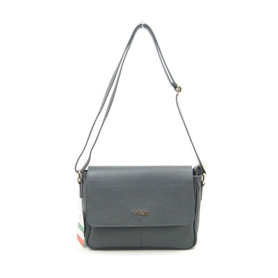 Женская кожаная сумка VEZZE 2485 серая