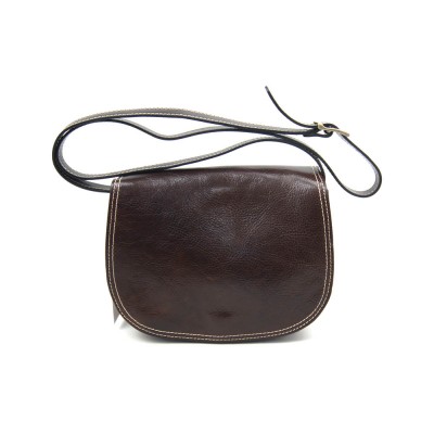 Женская кожаная сумка VEZZE 2489 темно-коричневая Женская кожаная сумка VEZZE 2489 темно-коричневая