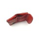 Женский кожаный кошелек Vermari 3907-1806 черно-красный