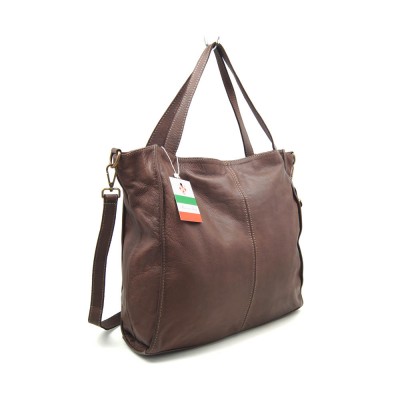 Женская кожаная сумка VEZZE 14024 коричневая Женская кожаная сумка VEZZE 14024 коричневая