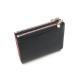 Женский кожаный кошелек Vermari 9949-1806 черно-красный
