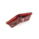 Женский кожаный кошелек Vermari 9949-1806 черно-красный
