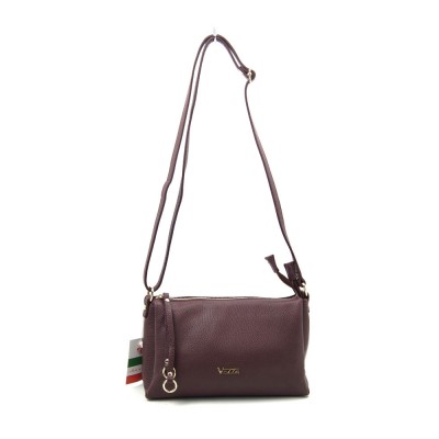 Женская кожаная сумка VEZZE 1940 бордовая