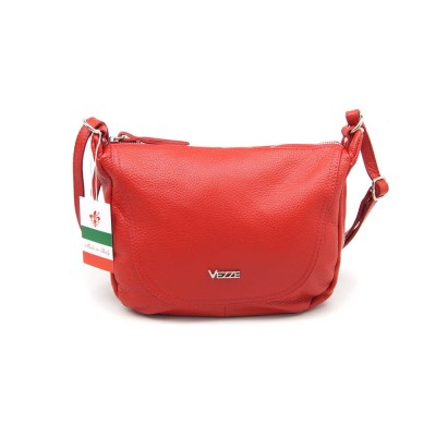 Женская кожаная сумка VEZZE 1813 красная Женская кожаная сумка VEZZE 1813 красная