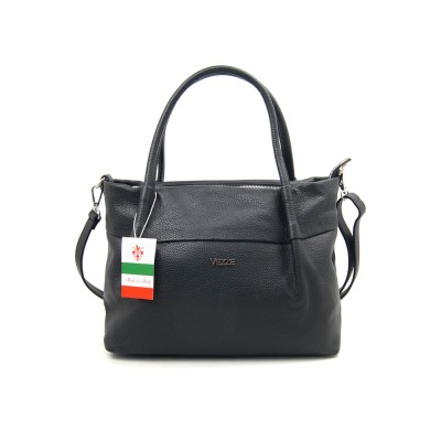 Женская кожаная сумка VEZZE 2472 черная