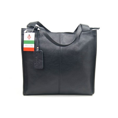 Женская кожаная сумка VEZZE 2328-S черная