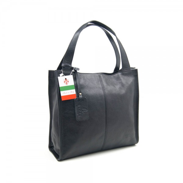 Женская кожаная сумка VEZZE 2328-S черная