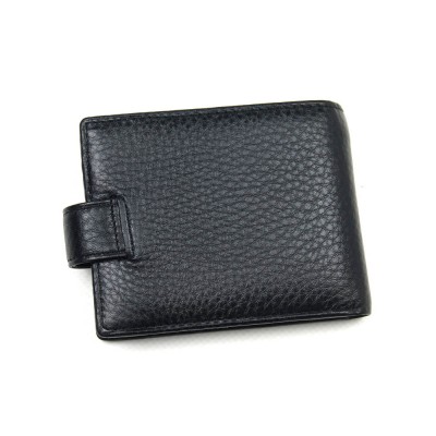 Мужской кожаный кошелек Alfa Ricco 9806 черный Мужской кожаный кошелек Alfa Ricco 9806 черный