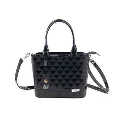 Сумка женская Karen Lorena D645 черная лак