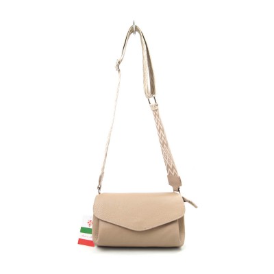 Женская кожаная сумка VEZZE 2354-2 бежевая