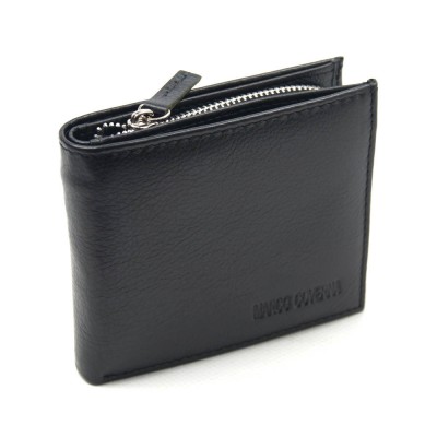 Мужской кожаный кошелек Marco Coverna M115 черный
