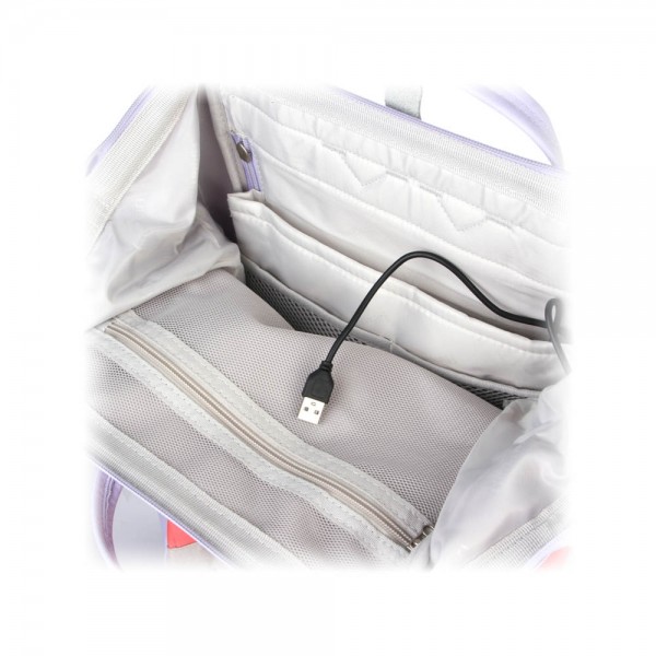 Рюкзак женский Himawari 9004-02 сиренево-розовый