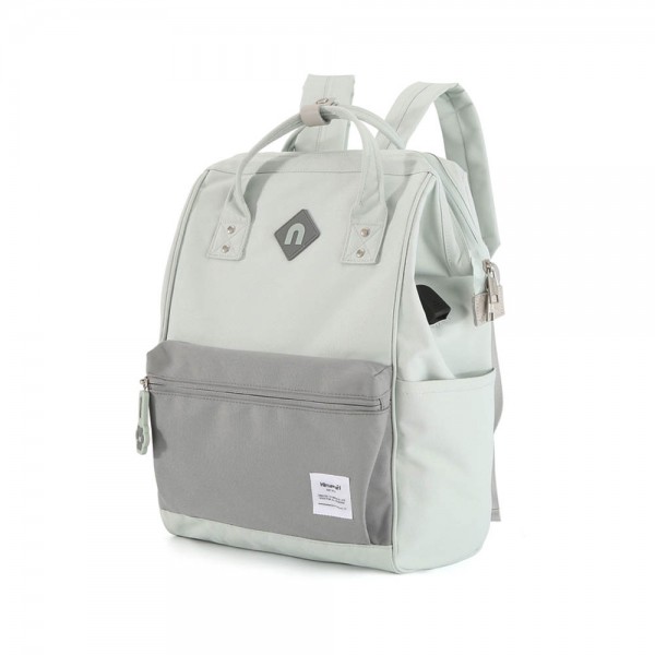 Рюкзак женский Himawari 9004-03 зелено-серый