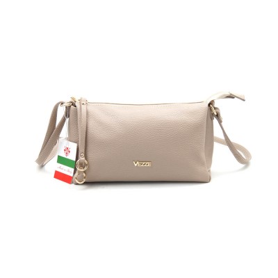 Женская кожаная сумка VEZZE 1940 бежевая Женская кожаная сумка VEZZE 1940 бежевая