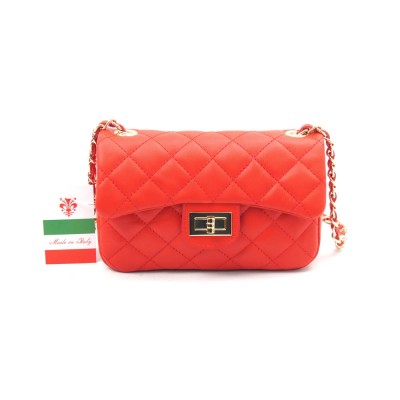 Женская кожаная сумка кросс-боди VEZZE 2448 красная Женская кожаная сумка кросс-боди VEZZE 2448 красная