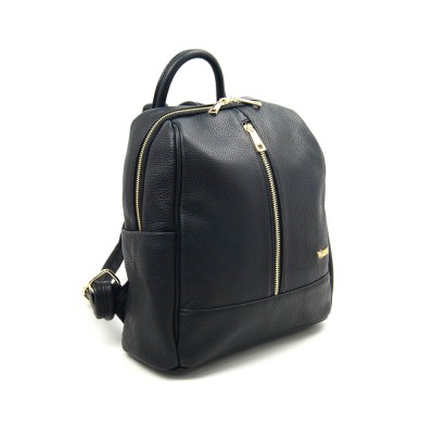 Женский кожаный рюкзак VEZZE 2561 черный Женский кожаный рюкзак VEZZE 2561 черный