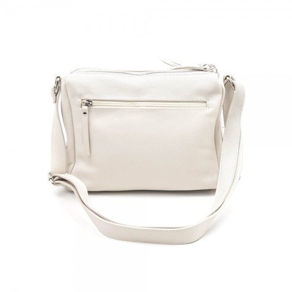 Женская кожаная сумка VEZZE 1355H светло-бежевая крокодил