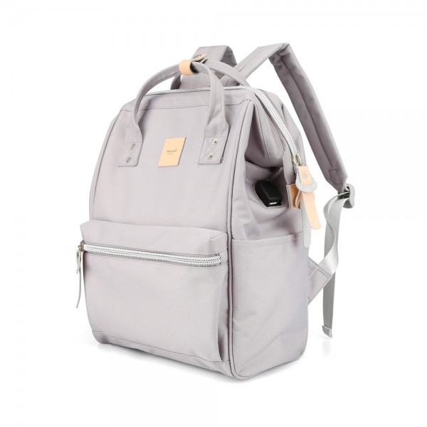 Рюкзак женский Himawari 1881-04 серо-сиреневый