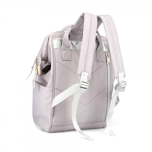 Рюкзак женский Himawari 1881-04 серо-сиреневый
