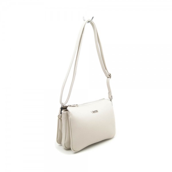 Женская кожаная сумка VEZZE 2295G светло-бежевая