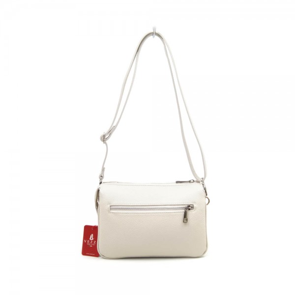 Женская кожаная сумка VEZZE 2295G светло-бежевая
