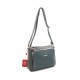 Женская кожаная сумка VEZZE 1355H серая с замшей Женская кожаная сумка VEZZE 1355H серая с замшей