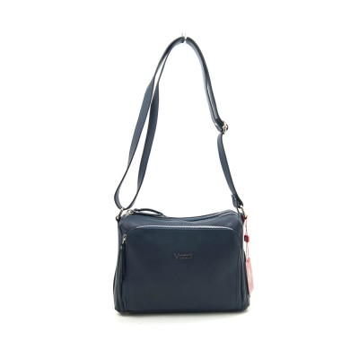 Женская кожаная сумка VEZZE 1355M синяя