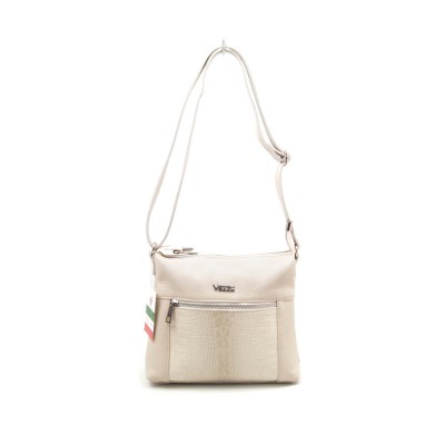 Женская кожаная сумка VEZZE 2327 светло-бежевая