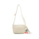 Женская кожаная сумка кросс-боди VEZZE 2387 светло-бежевая