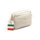 Женская кожаная сумка VEZZE 2342 светло-бежевая