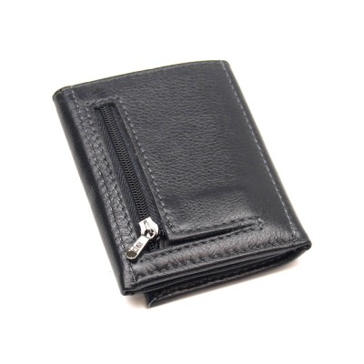 Мужское кожаное портмоне MD 610A черное Мужское кожаное портмоне MD 610A черное