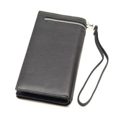 Мужской кожаный бумажник-клатч Marco Coverna 9006 черный Мужской кожаный бумажник-клатч Marco Coverna 9006 черный