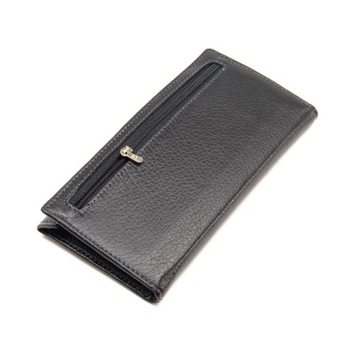 Мужской кожаный купюрник MD 557A черный Мужской кожаный купюрник MD 557A черный