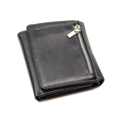 Мужское кожаное портмоне MD 618А черное Мужское кожаное портмоне MD 618А черное