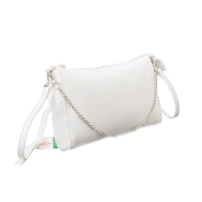 Женская кожаная сумка кросс-боди VEZZE 1339 белая Женская кожаная сумка кросс-боди VEZZE 1339 белая