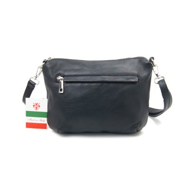 Сумка кожаная кросс-боди VEZZE 2528 черная Сумка кожаная кросс-боди VEZZE 2528 черная