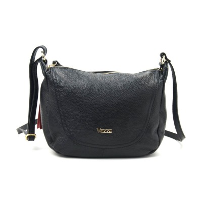 Женская кожаная сумка VEZZE 1813 черная Женская кожаная сумка VEZZE 1813 черная