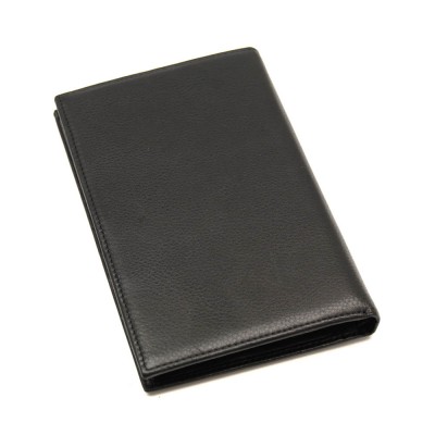 Мужской кожаный кошелек-тревеллер Dupont 4-446 черный Мужской кожаный кошелек-тревеллер Dupont 4-446 черный