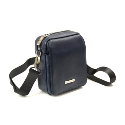 Мужская кожаная сумка Luxon 89037-1 синяя Мужская кожаная сумка Luxon 89037-1 синяя