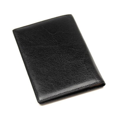 Мужская кожаная обложка для паспорта Luxon 8354 черная Мужская кожаная обложка для паспорта Luxon 8354 черная