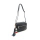 Женская кожаная сумка кросс-боди VEZZE 2387 черная Женская кожаная сумка кросс-боди VEZZE 2387 черная