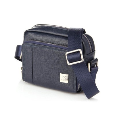 Мужская кожаная сумка Luxon 3065-2 синяя Мужская кожаная сумка Luxon 3065-2 синяя