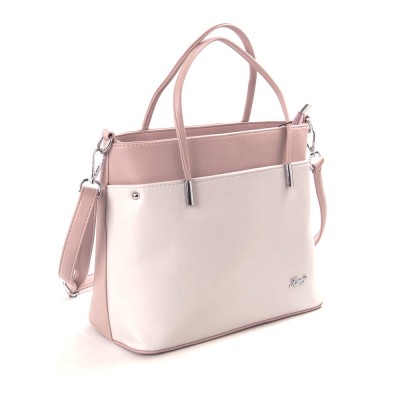 Сумка женская Karen Nerina 9267-bis бело-розовая