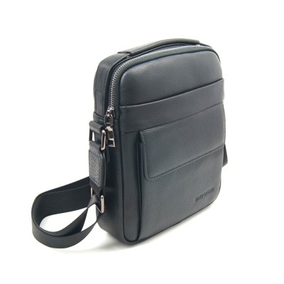 Мужская кожаная сумка Marko Coverna 7706 черная Мужская кожаная сумка Marko Coverna 7706 черная